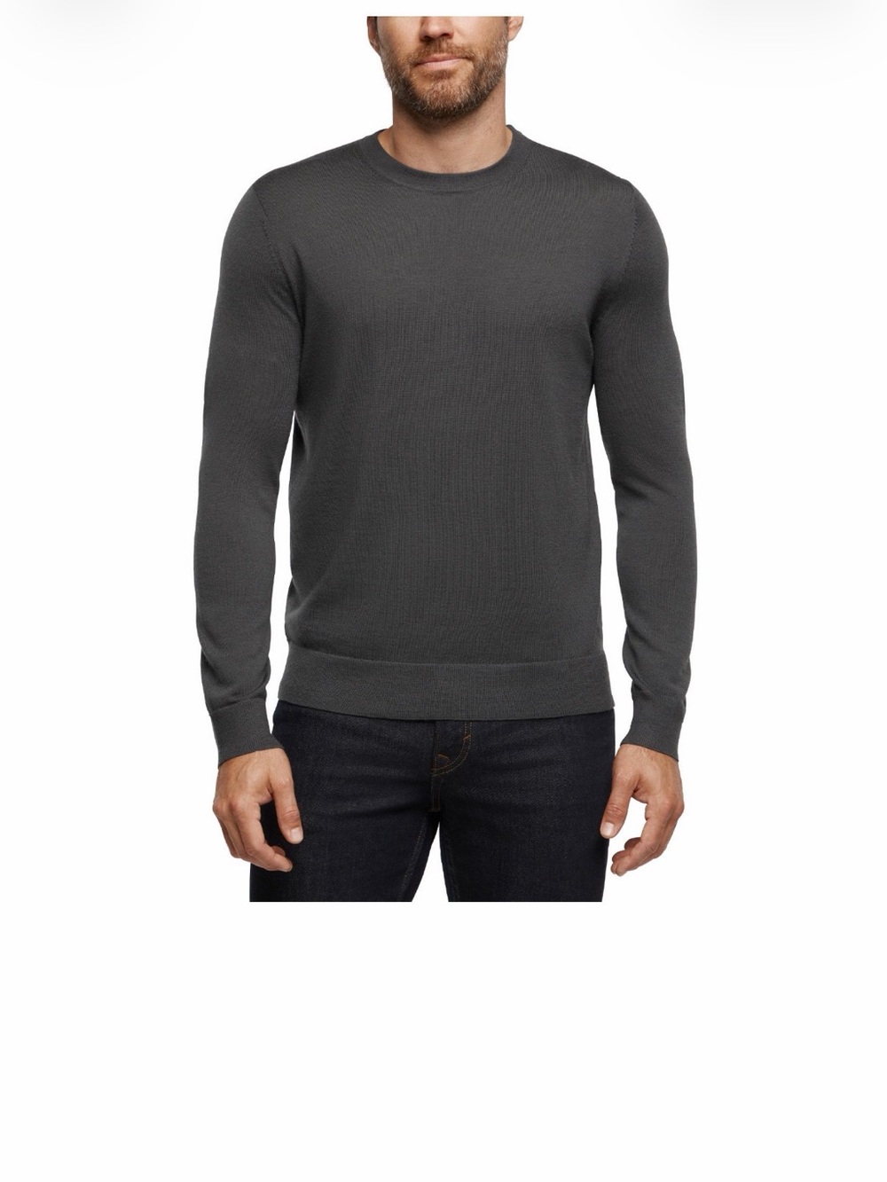 Banana Republic Men's Merino Wool Crewneck Sweater